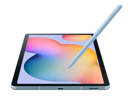 Samsung-Galaxy-Tab-S6-Lite-10-inches,-64GB-WiFi-Tablet-Angora-Blue---SM-P610NZBAXAR---S-Pen-Included