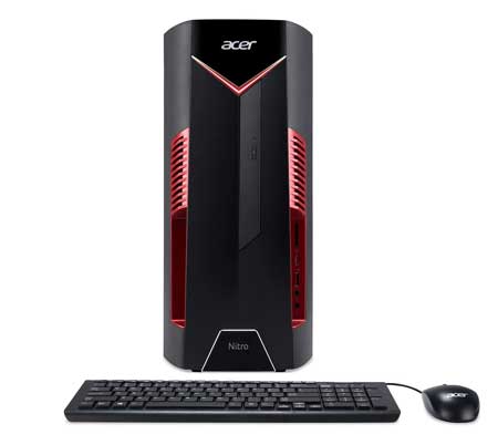 Acer-Nitro-50-N50-600-UR15-Desktop,-8th-Gen-Intel-Core-i5-8400,-AMD-Radeon-RX-580-Graphics,-8GB-DDR4-+-16GB-Optane-Memory,-1TB-HDD