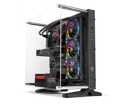 SkyTech-Supremacy-Gaming-Computer-PC-Desktop---i7-7700K,-500GB-Samsung-960-Evo-SSD,-GTX-1080-8GB,-360mm-RGB-Liquid-Cool,-2TB,-32GB-DDR4-(RTX-2080-TI