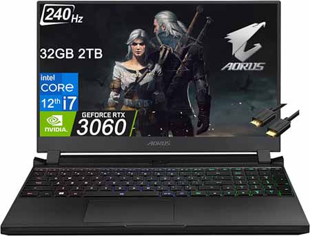 GIGABYTE-AORUS-5-KE4-(15-FHD-240Hz,-Intel-14-Core-i7-12700H,-32GB-RAM,-2TB-PCIe-SSD,-GeForce-RTX-3060-6GB)