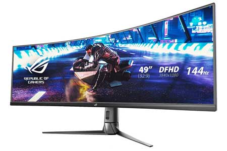 Asus-ROG-Strix-XG49VQ-49”-Curved-Gaming-FreeSync-Monitor-144Hz