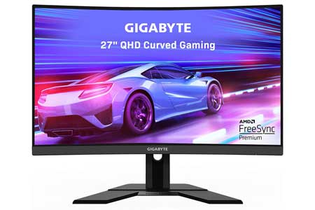 GIGABYTE-G27QC-27-165Hz-1440P-Curved-Gaming-Monitor,-2560-x-1440