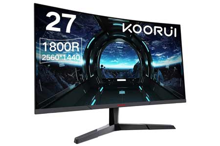 KOORUI-QHD-Curved-27-Inch-Monitor,-Fast-VA-Computer-Gaming-Monitor(2560--1440P