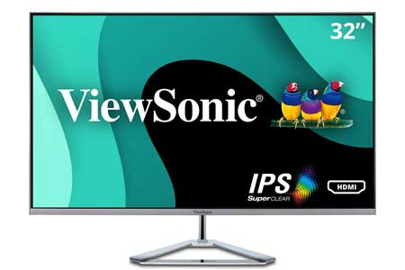 ViewSonic-32-Inch-1080p-Widescreen-IPS-Monitor-with-Ultra-Thin-Bezels,-Screen-Split-Capability-HDMI-and-DisplayPort-(VX3276-MHD)