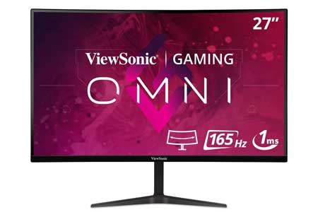 ViewSonic-OMNI-VX2718-2KPC-MHD-27-Inch-Curved-1440p-1ms-165Hz-Gaming-Monitor