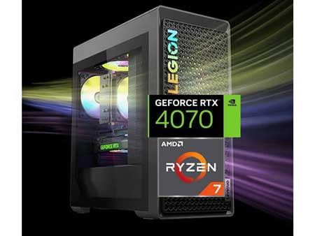 Lenovo-Legion-T5-Gen-8-Gaming-Tower-Desktop,-AMD-Ryzen-7-7700,-NVIDIA-GeForce-RTX-4070,-64GB-DDR5-RAM,-2TB