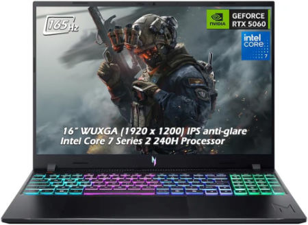 Acer Nitro V 16 WUXGA 165Hz Gaming Laptop