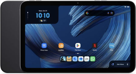 Amazon Alexa Tablet 8 (all-new), 4GB RAM, 64GB, 8.7″ compact tablet with vivid display